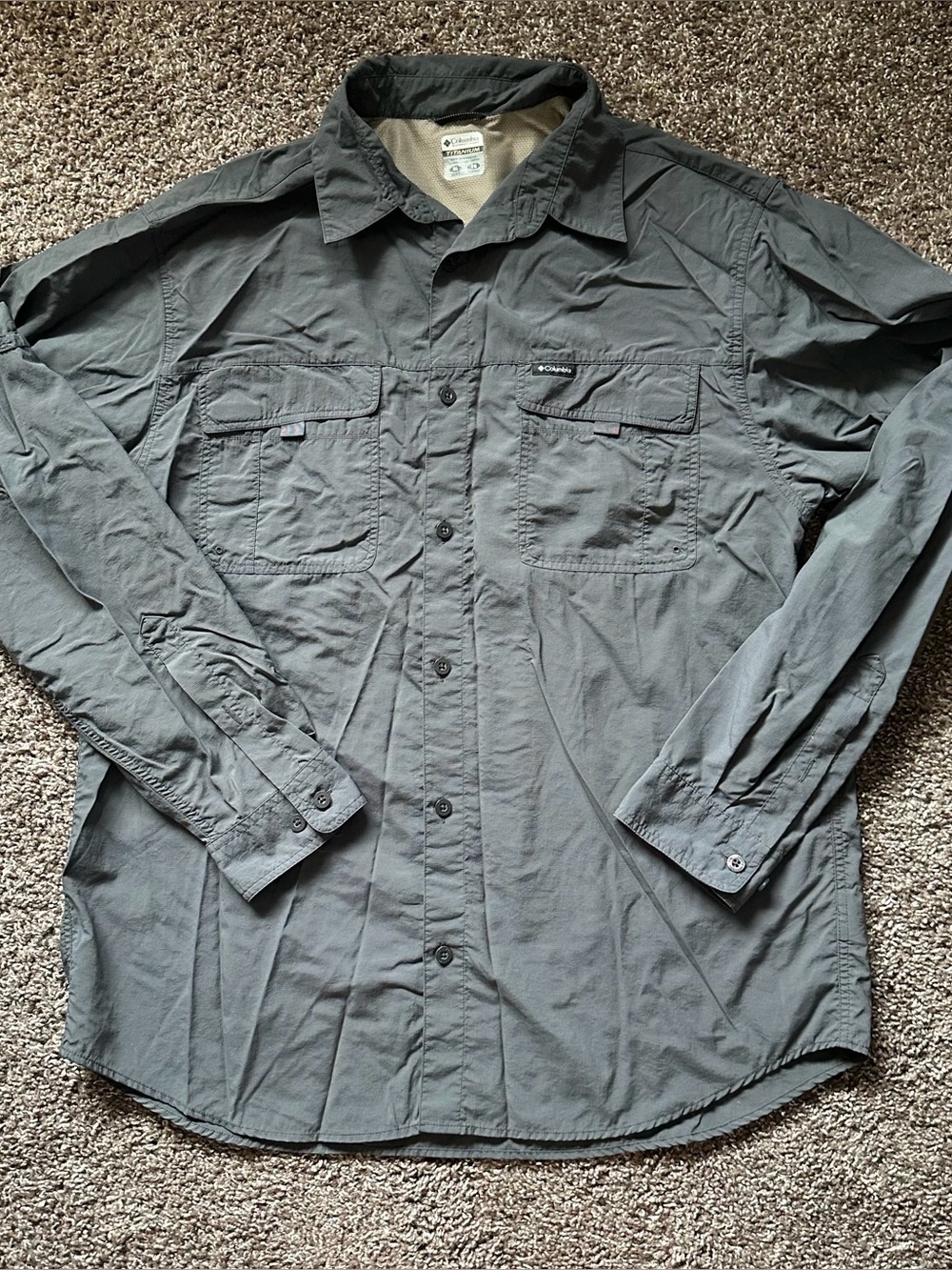 Columbia Titanium Omni Dry Outdoor Shirt Men’s XL